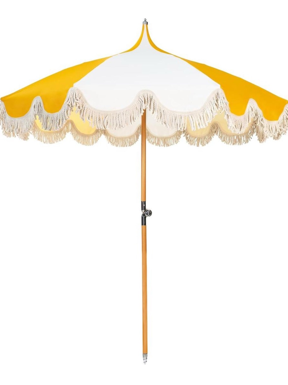 6.5ft Pagoda Beach
Umbrella with Fringe UPF 50+ Boho Umbrellas with
Carry Bag